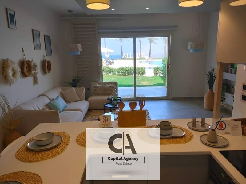 With a 30% cash discount and  a special price own a chalet with a private garden fully finished and soon to be delivered in The Groove El Sokhna 0