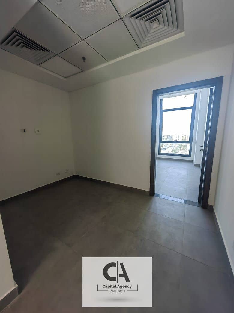 Clinic 45m Fully Finished with Ac's  for rent at eterna - mivida- New Cairo 0