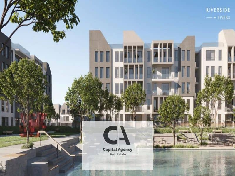 Apartment for sale, 160 meters  | With only 5% down payment in the best areas of Sheikh Zaid ** Project name: Rivers , Tatweer Misr  Rivers Compound | 0