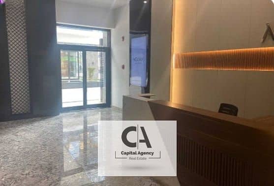 fully finished admin office 67m with Ac's for rent in Agora mall - Golden square - New Cairo 0