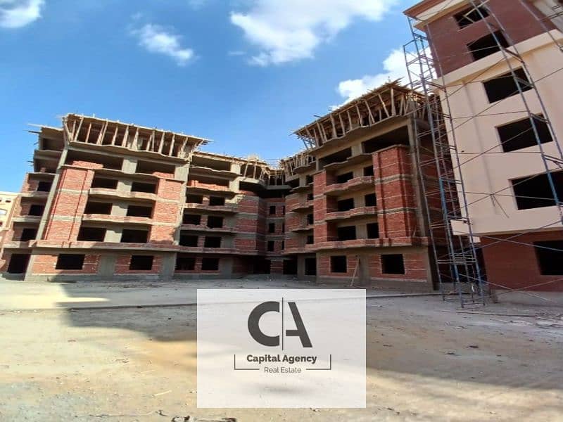 Apartment for sale with a roof ​​120 m. fully finished in the heart of the Fifth Settlement next to the American University_with a down payment of 10% 0