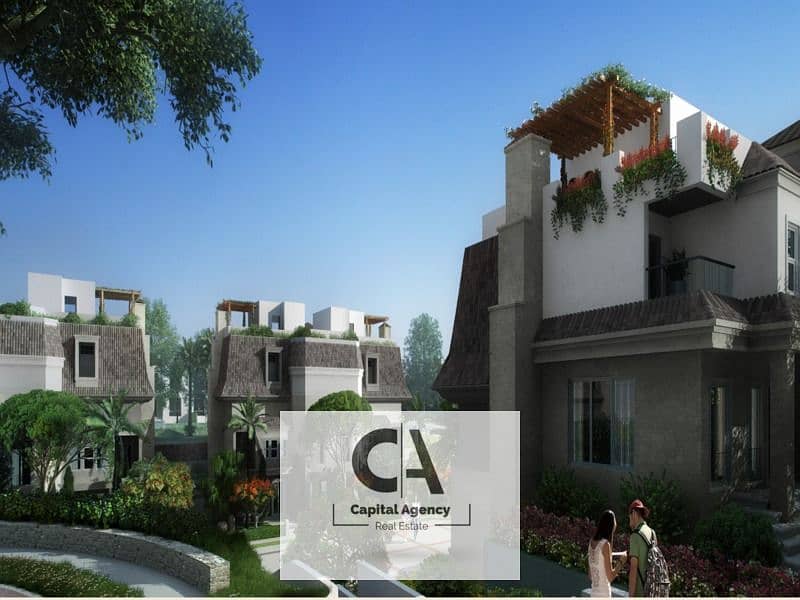 With a 5% down payment, an apartment for sale and installments up to 6 years In Sarai Compound next to Madinaty 0