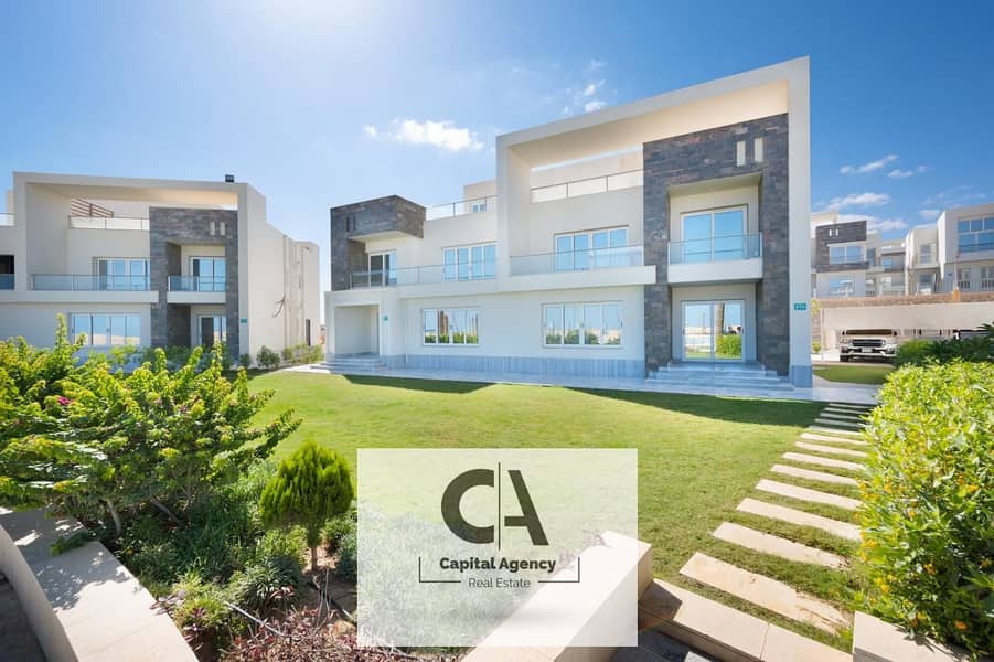 With a 25% discount own a chalet with a 45-m. garden for the first time in Ras El Hekma with a 0% down payment over the longest payment period 0