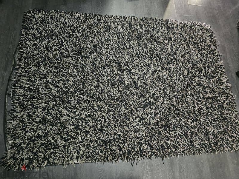 black grey carpet سجاده رمادي اسود 1