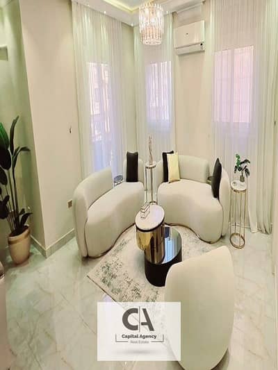 Apartment for sale in the most luxurious areas of the Fifth Settlement, Narges, 5 villas  Area: 210  The first round is repeated  View Garden