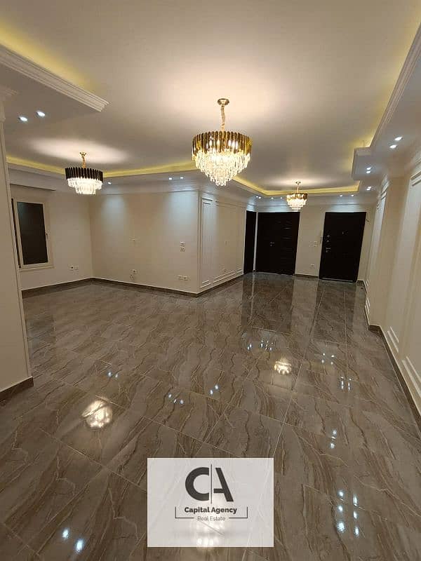 Apartment for sale in Banafseg, second building, No. 90 North   Immediate receipt by meters  High super luxury finishing  Area: 230 m 0