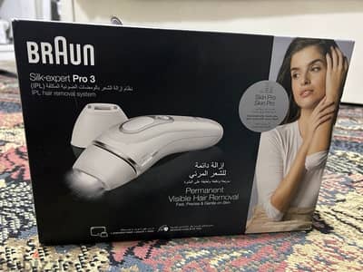 جهاز ليزر منزلي braun silk expert pro 3 30,000 نبضة