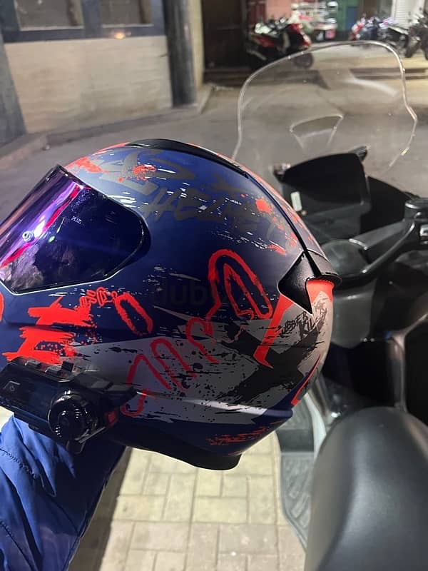 Helmet ls2 full face Rapid /منغير الاسكرينة الميرور شفافة بس 2