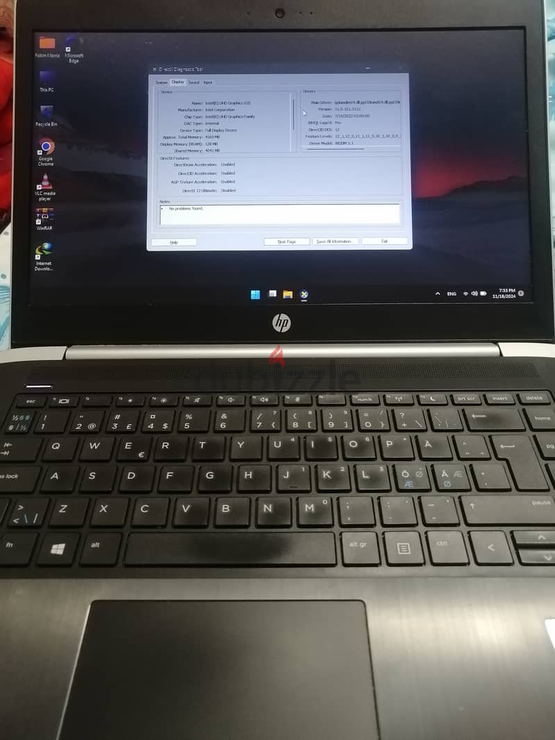 Hp i3 8th Gen جيل ثامن بحالة ممتاااازة 1