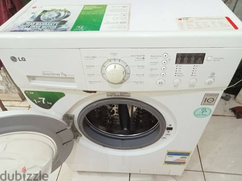 غساله LG 7kg inverter 0