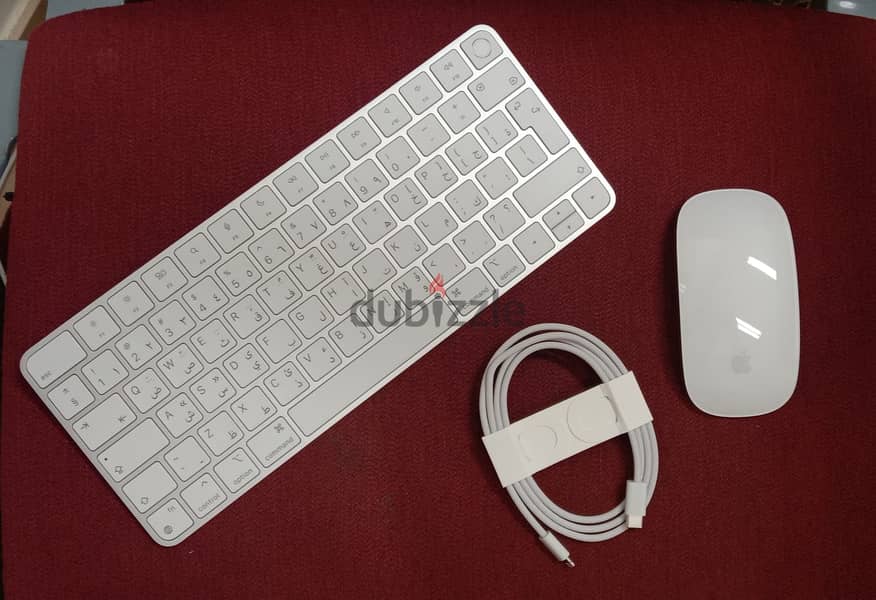 New version Apple Keyboard Magic 2 with Touch ID + Magic Mouse 2 1