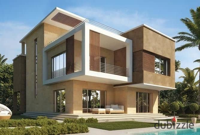 Villa for Sale Next to Madinaty  206 sqm with Stunning Views in Sarai 0