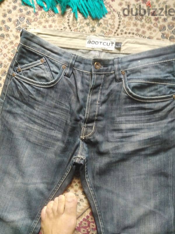 بنطلون جينز Bootcut مقاس 32 0