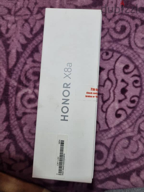 honor x8a 1 28/8 جديد متبرشم 3