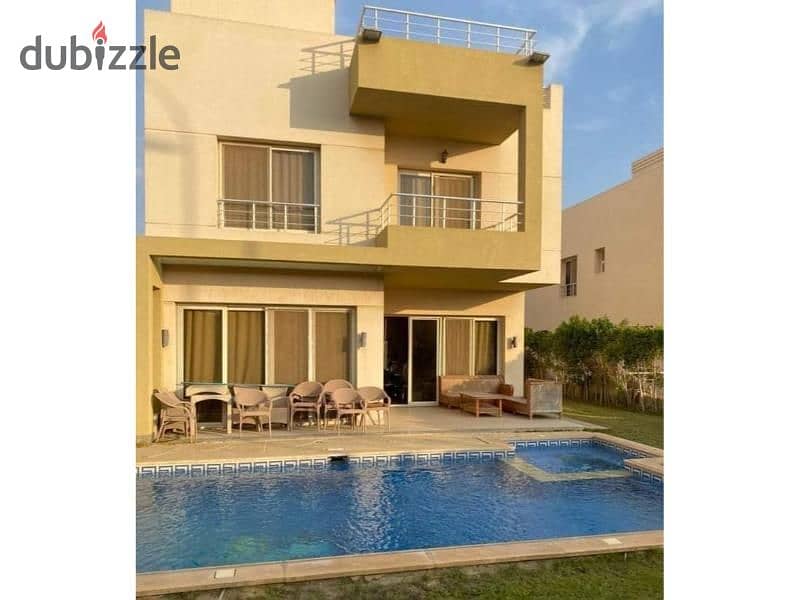 Fully finished villa for sale with swimming pool and jacuzzi, Grand Heights, 6th of October 0