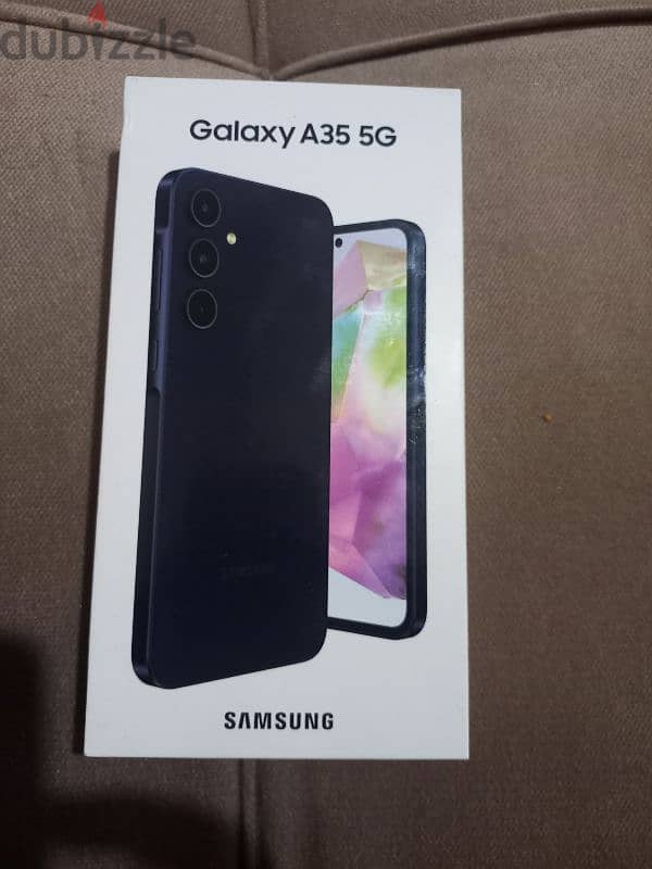 samsung A35 256/8 جديد ضمان وكيل متبرشم 0