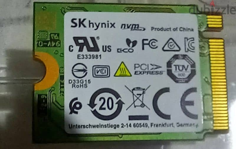 هارد ديسك SSD M. 2 256g 2230 SK hynix 2