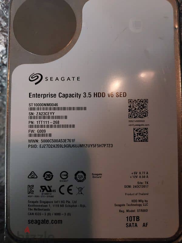 Hdd seagate 10tb هارد سيجيت ١٠ تيرا 0