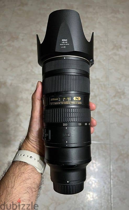 لينس نيكون AF-S NIKKOR 70-200mm f/2.8G ED VR II 1