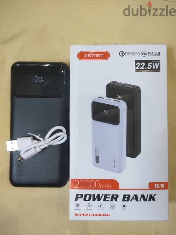 بور بنك فاست شارجنج power bank 20000mAh 0