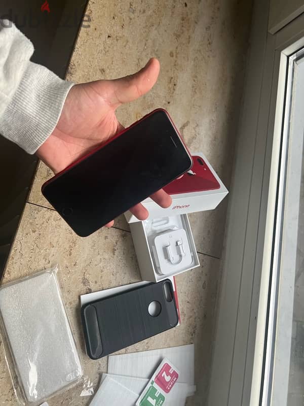 IPhone 8 plus Red in very good condition 8+ ايفون 1