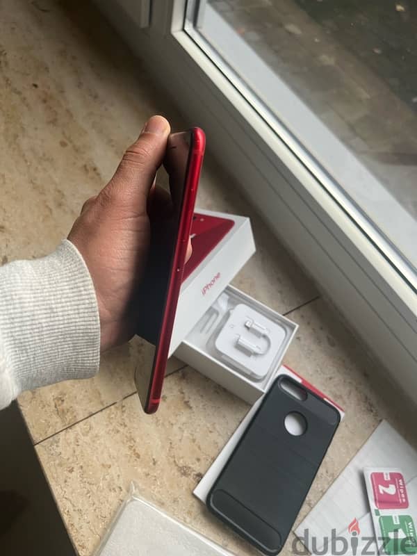 IPhone 8 plus Red in very good condition 8+ ايفون 2