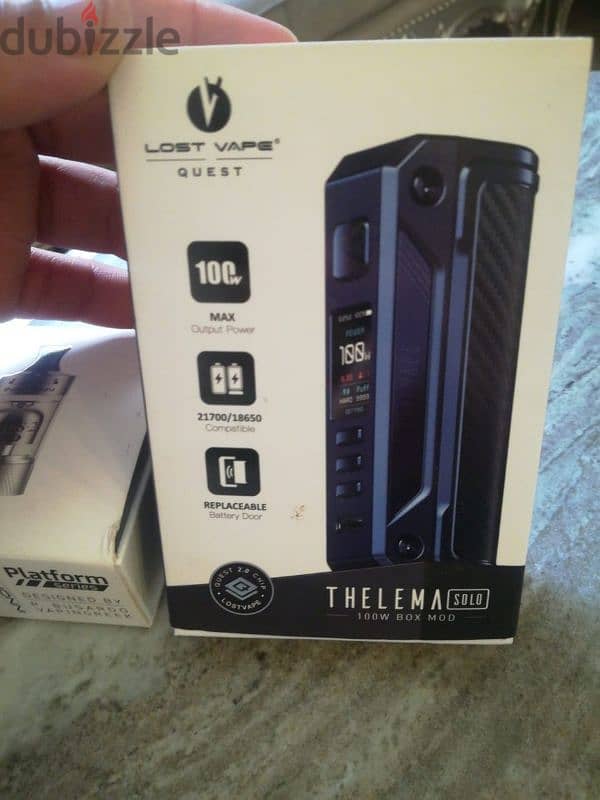 كيت كامل فيب  vape thelema solo 100w + ares 2 mtl 2