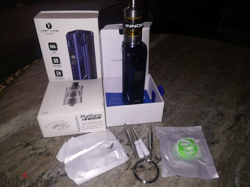 كيت كامل فيب  vape thelema solo 100w + ares 2 mtl 3