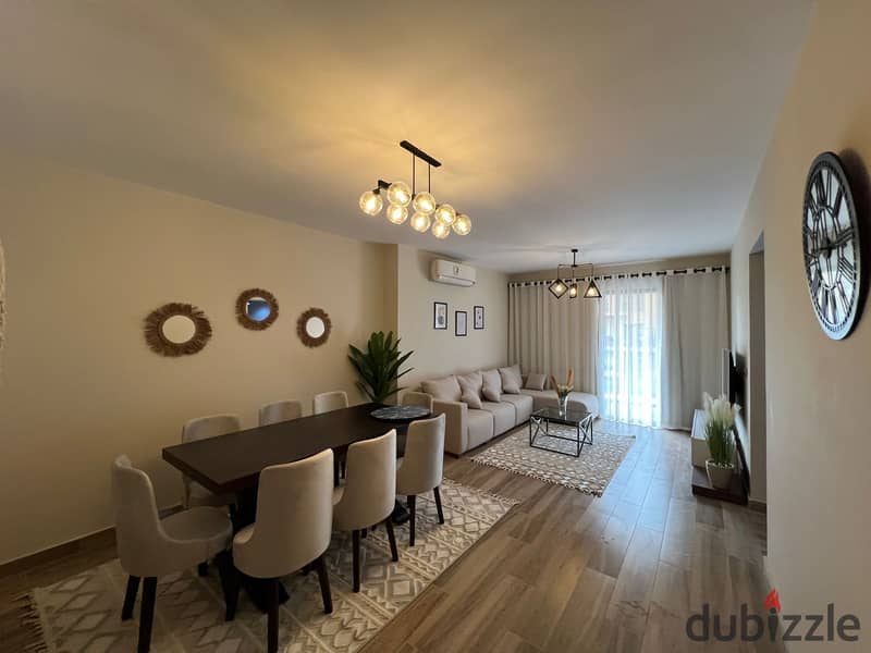 FULLY FURNISHED Apartment 156m for rent in eastown sodic - first hand - prime location near by the AUC 0