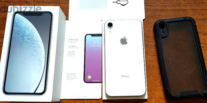 للبيع iPhone Xr مش مفتوح بدون عيوب وتر بروف بالكرتونه والجراب 128 جيجا 1