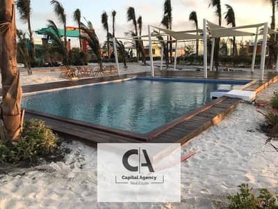 With a 31% cash discount a super luxurious finished chalet for sale in the best areas of Ras El Hekma Cali Coast Compound