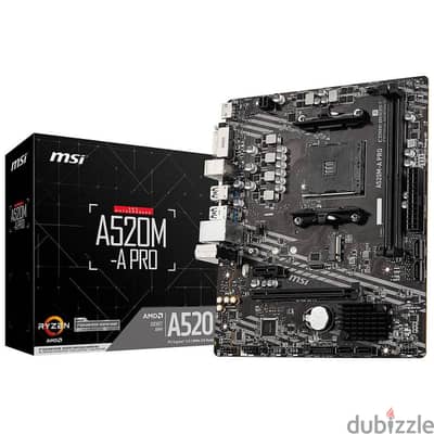 MSI A520M-A Pro Motherboard AM4