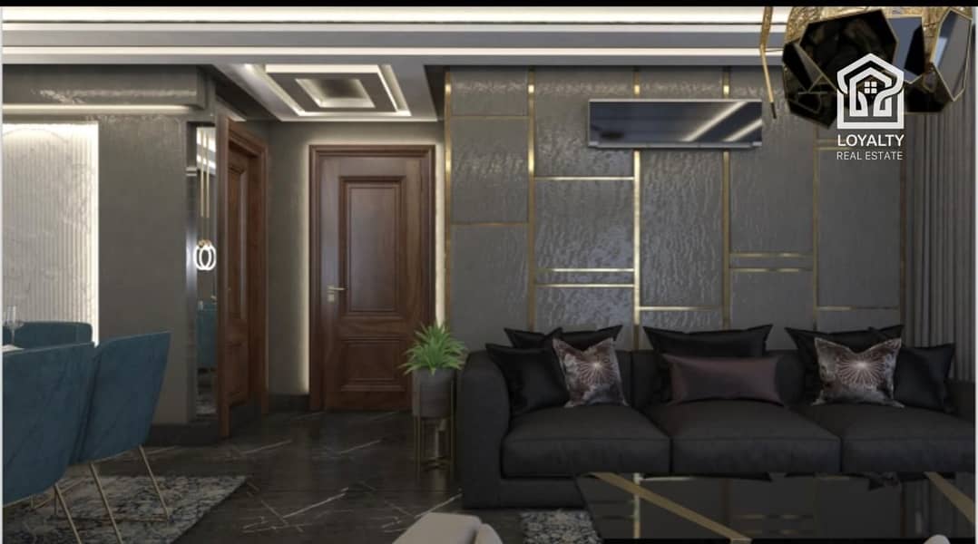 Apartment for Sale at an incredible price, fully finished with Super Lux finishing and includes air conditioners, located in Tag Sultan, New Cairo. 0