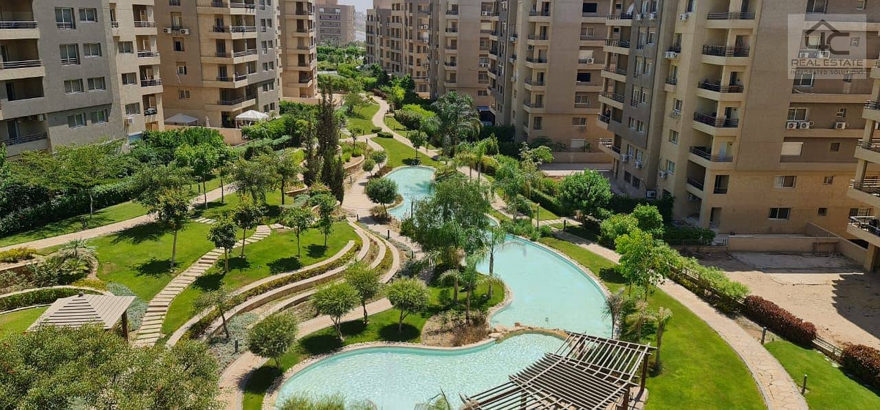 Apartment for sale 4 rooms prime location view landscape under market price in The Square Sabbour Compound 0