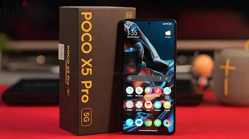 poco x5 pro [8 _. 256]. . . كسر زيرو بالعلبة والشاحن الاصلي 1