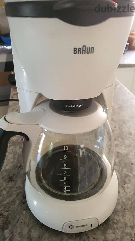 BRAUN  coffee maker model 3 104ماكينه قهوة براون 3