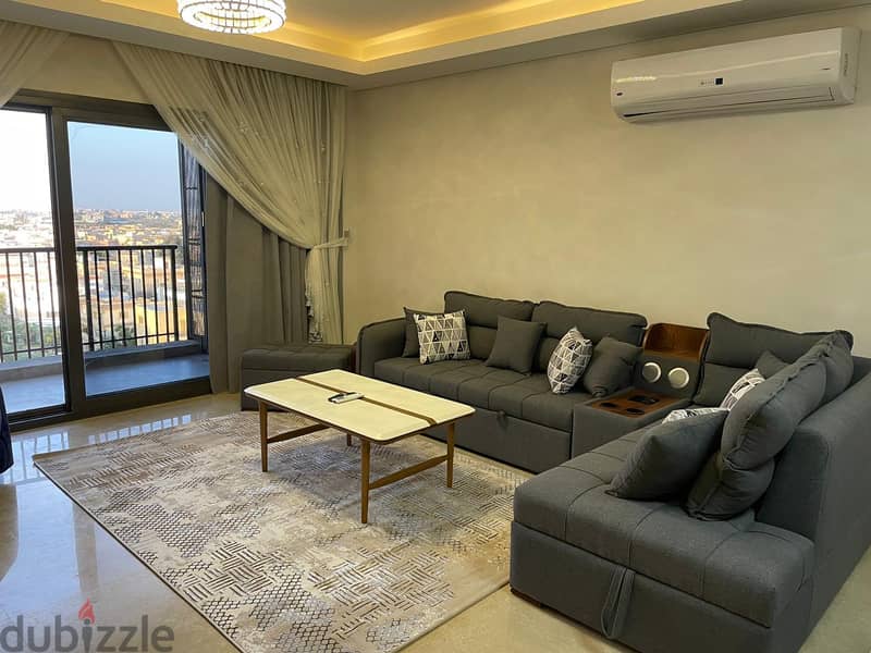 شقة مفروشة للايجار كمبوند زيد ويست الشيخ زايد for rent in zed west 0