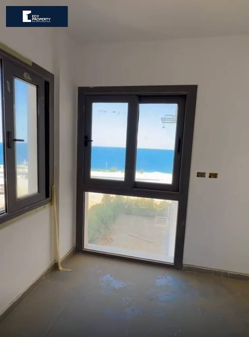 2 Bedrooms Chalet Panoramic Sea View in Sokhna with 8 years installments 1 year delivery 0