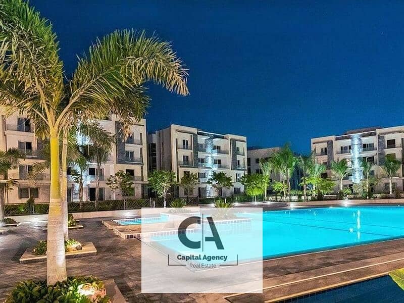 With a 37% cash discount, an apartment for sale with Ready To Move in the heart of Golden Square in the Fifth Settlement in the Galleria Compound 0