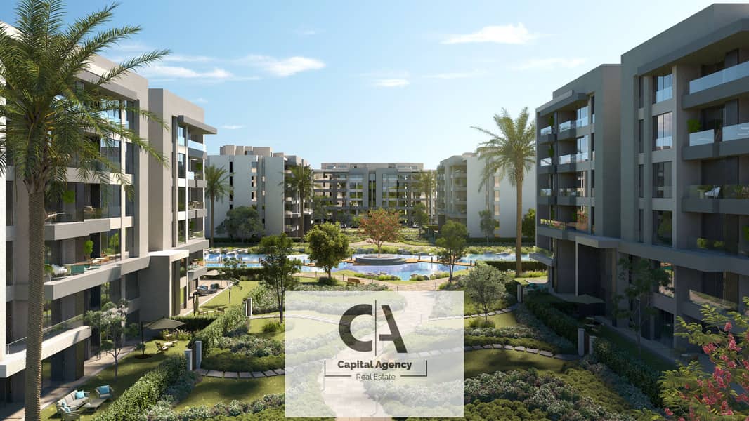 Apartment for sale 3 rooms without 0% down payment in installments up to 7 years a prime location in the heart of the Fifth Settlement in Avelin 0