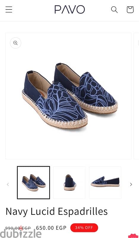 New Pavo Espadrilles - Navy Blue 1