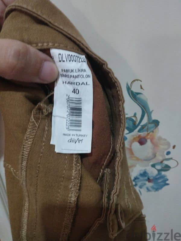 Chino Camel pants made in turkey 4