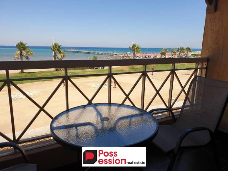 Chalet for sale, first row on the sea, fully finished, in Ain Sokhna Hills Village, next to La Vista and Porto Sokhna, and minutes from Galala City 0