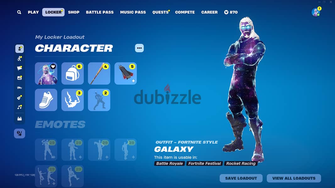 OG Fortnite Account ( Galaxy skin ) 0