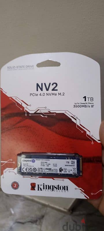 Kingston nvme m. 2 1tb  هارد كينجستون ١ تيرا جديد