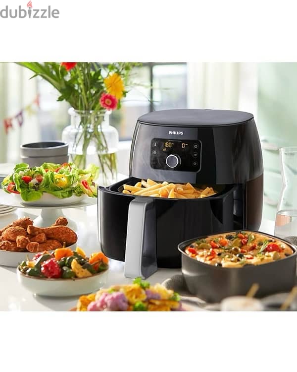 Philips 1.4 Kg Airfryer XXL -  بالكرتونة فيليبس قلاية هوائية 9