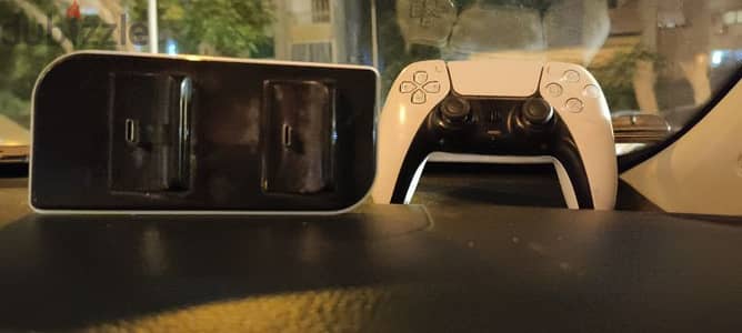 Ps5 controller استيراد  مع وحدة شحن دراعين