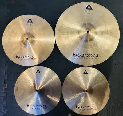 Istanbul cymbal agop Xist brilliant kit hand made  طقم نحاس درامز تركي