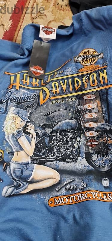 متوفرتيشيرت هارلي ديفدسون (((اورجنال )))جديدة  XL فقط  HARLEY-DAVIDSON