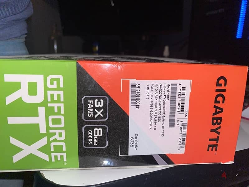 Gigabyte RTX 2070 Super Gaming OC 8